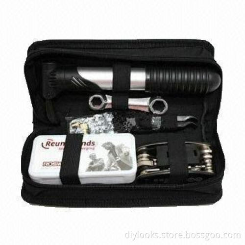 Bicycle Repair Tool Set, Made of Aluminum Alloy and Plastic